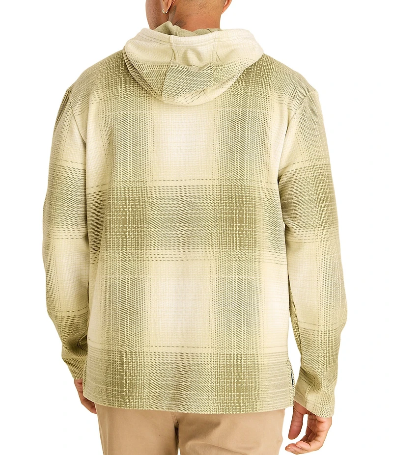 Chubbies Plaid Long Sleeve Knit Hoodie