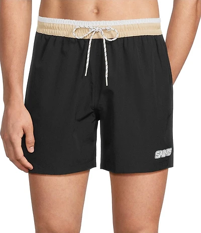 Chubbies Saints 5 1/2#double; Inseam Swim Trunks