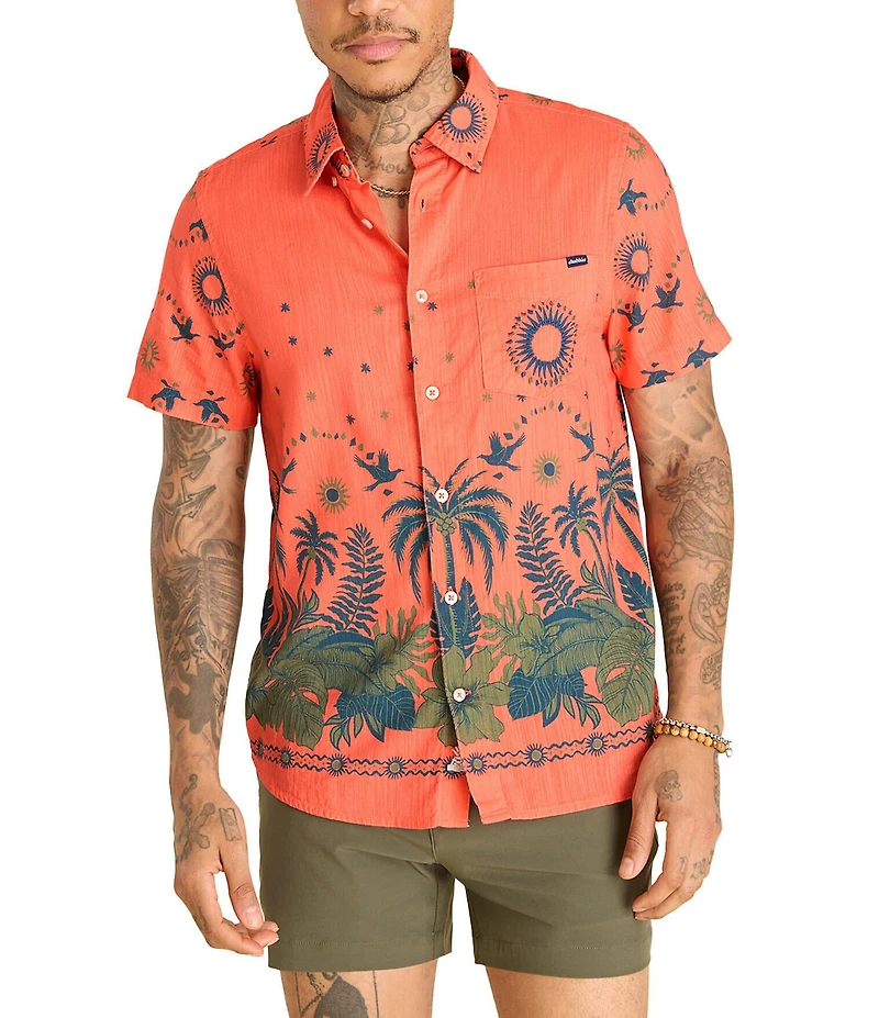Chubbies Scenic Route Short Sleeve Woven Shirt