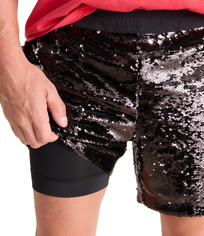 Chubbies Sequin Embellished Party Shorts