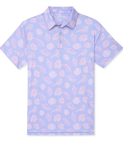 Chubbies Coordinating Shell Yeah Short Sleeve Performance Knit Polo