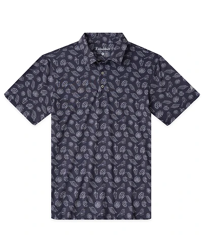 Chubbies Shell Yeah Short Sleeve Performance Knit Polo