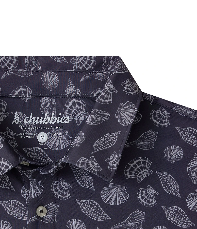 Chubbies Shell Yeah Short Sleeve Performance Knit Polo