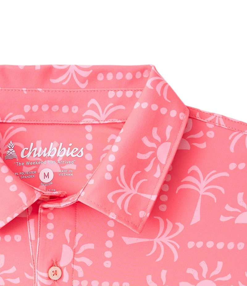 Chubbies Shirt Sleeve The Easy Breezy Polo Shirt