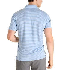 Chubbies Short Sleeve Waves of Joy Striped Polo Shirt