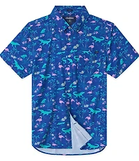Chubbies Short Sleeve Woven Printed Swamp Shirt
