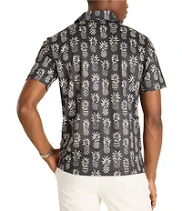 Chubbies Sketchapples Short Sleeve Knit Polo Shirt