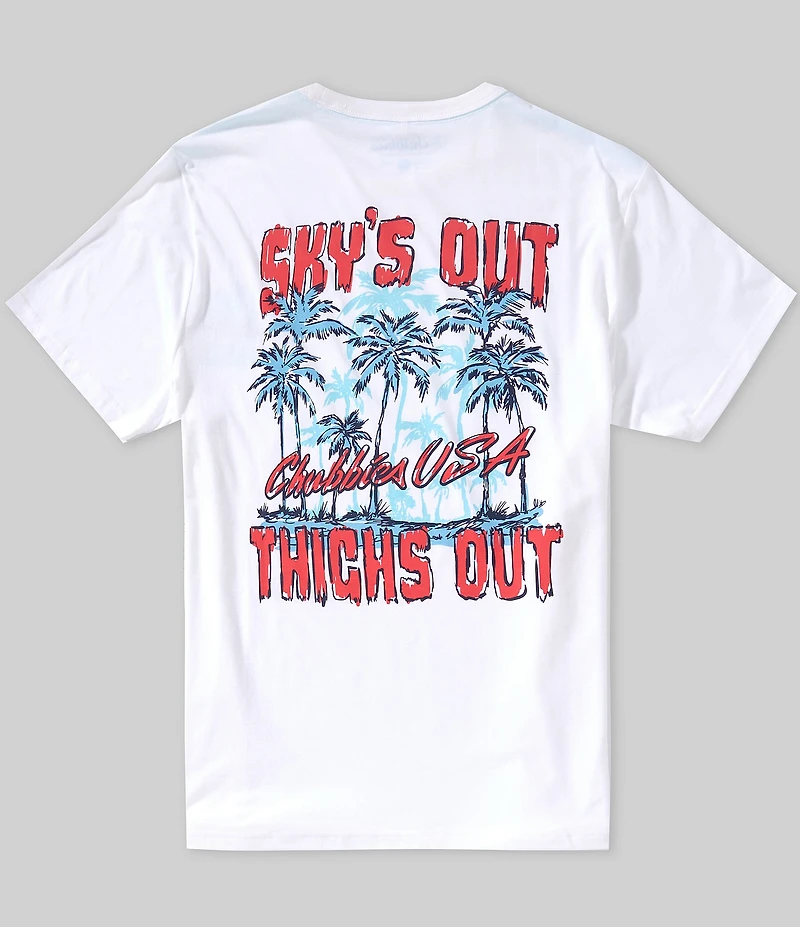 Chubbies Sky's Out Thighs Out Short Sleeve T-Shirt