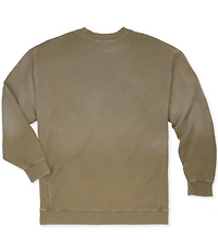 Chubbies Solid Relaxed Long Sleeve Crew Neck Sweatshirt