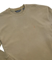 Chubbies Solid Relaxed Long Sleeve Crew Neck Sweatshirt