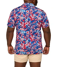 Chubbies Star Spangle Printed Performance Short Sleeve Polo