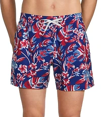 Chubbies Star Spangled Blooms 5.5#double; Inseam Swim Trunks