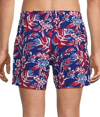 Chubbies Star Spangled Blooms 5.5#double; Inseam Swim Trunks