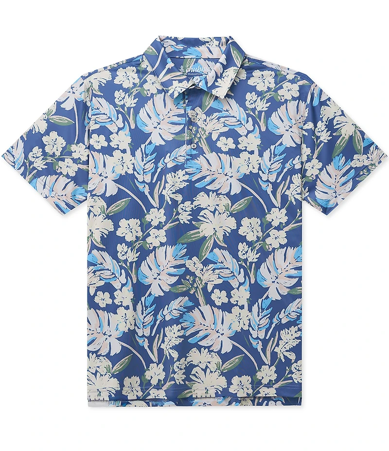 Chubbies Starry Night Stem Printed Performance Short Sleeve Polo