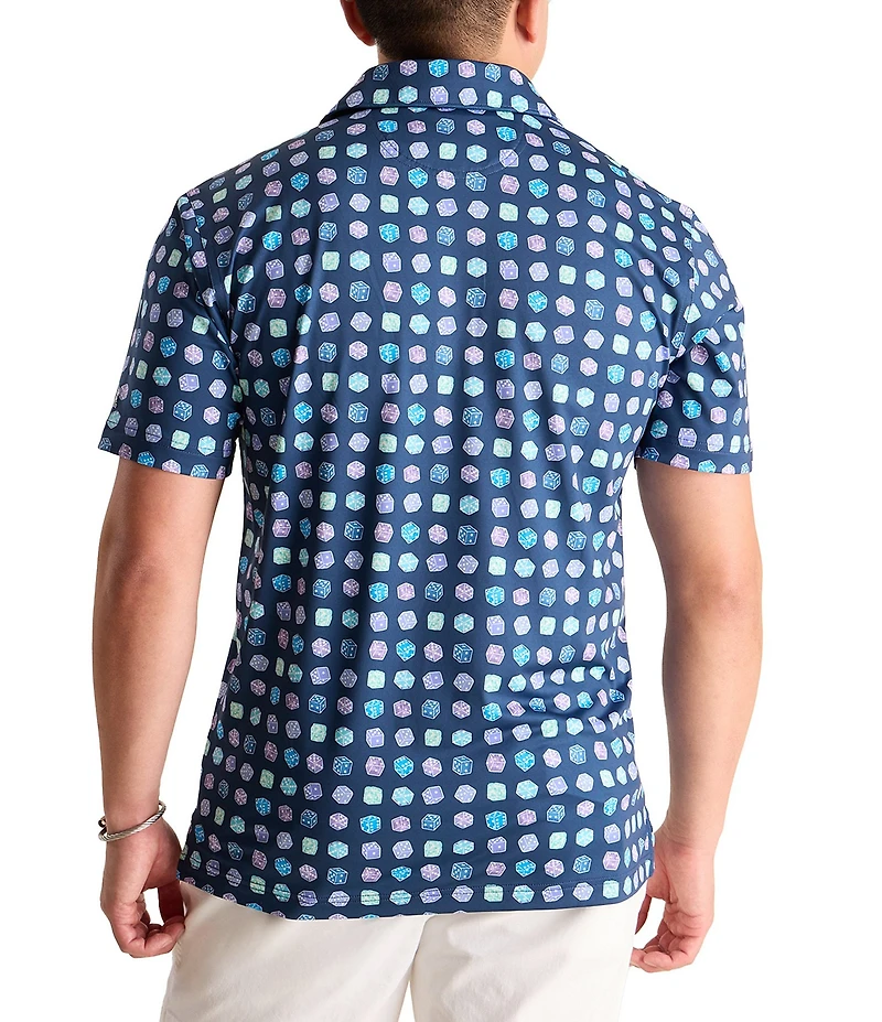 Chubbies Sugar, Spice & Everything Dice Performance Polo Shirt