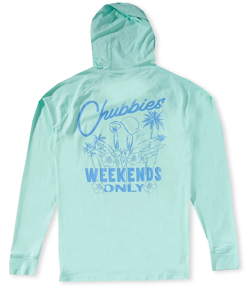 Chubbies Sun Long Sleeve Lightweight Performance Hoodie