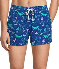 Chubbies Swamp & Circumstances 4#double; Inseam Swim Trunks