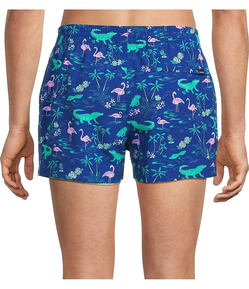 Chubbies Swamp & Circumstances 4#double; Inseam Swim Trunks