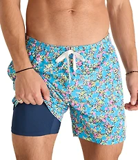 Chubbies The Isle X Chubbies Floral 5.5#double; Inseam Swim Trunks