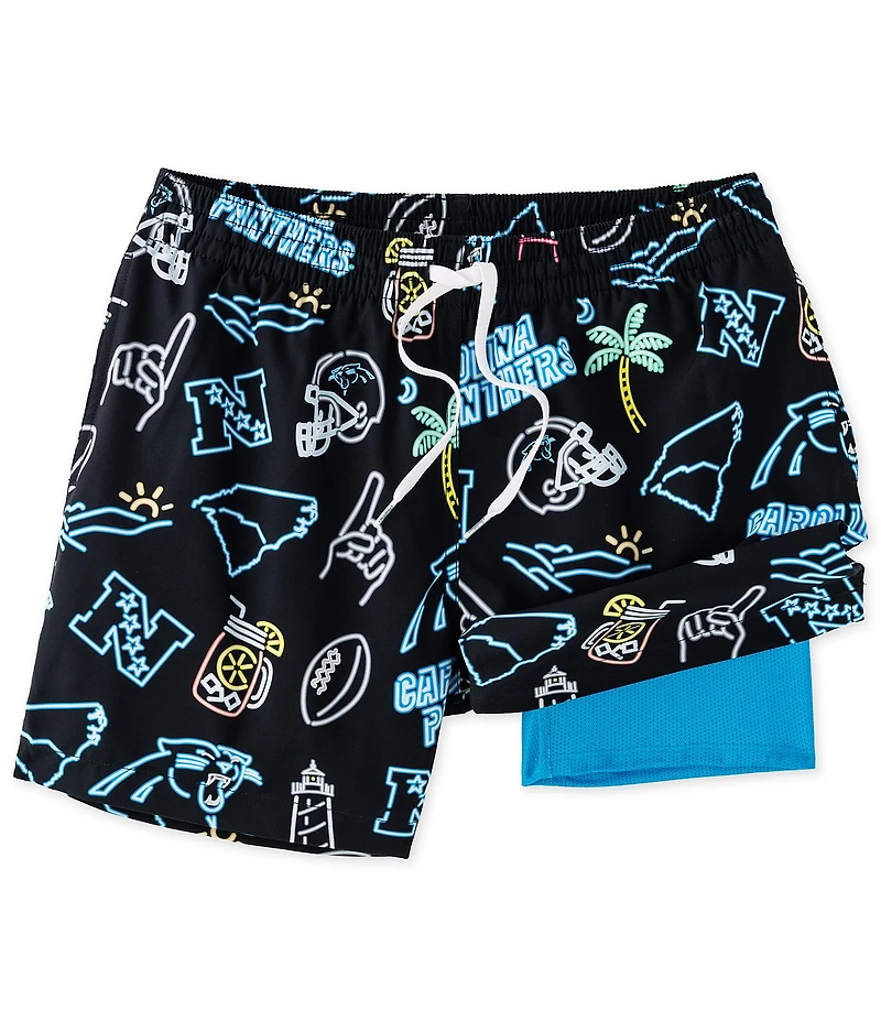Chubbies The Neon Panthers Classic 5.5#double; Swim Trunks