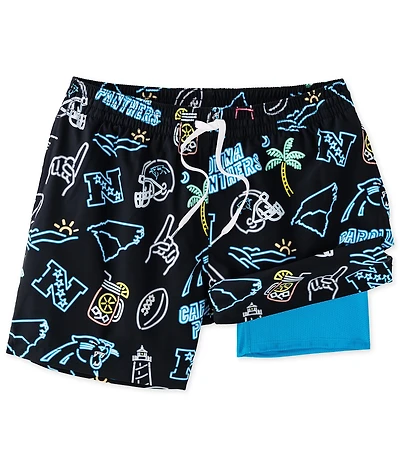 Chubbies The Neon Panthers Classic 5.5#double; Swim Trunks