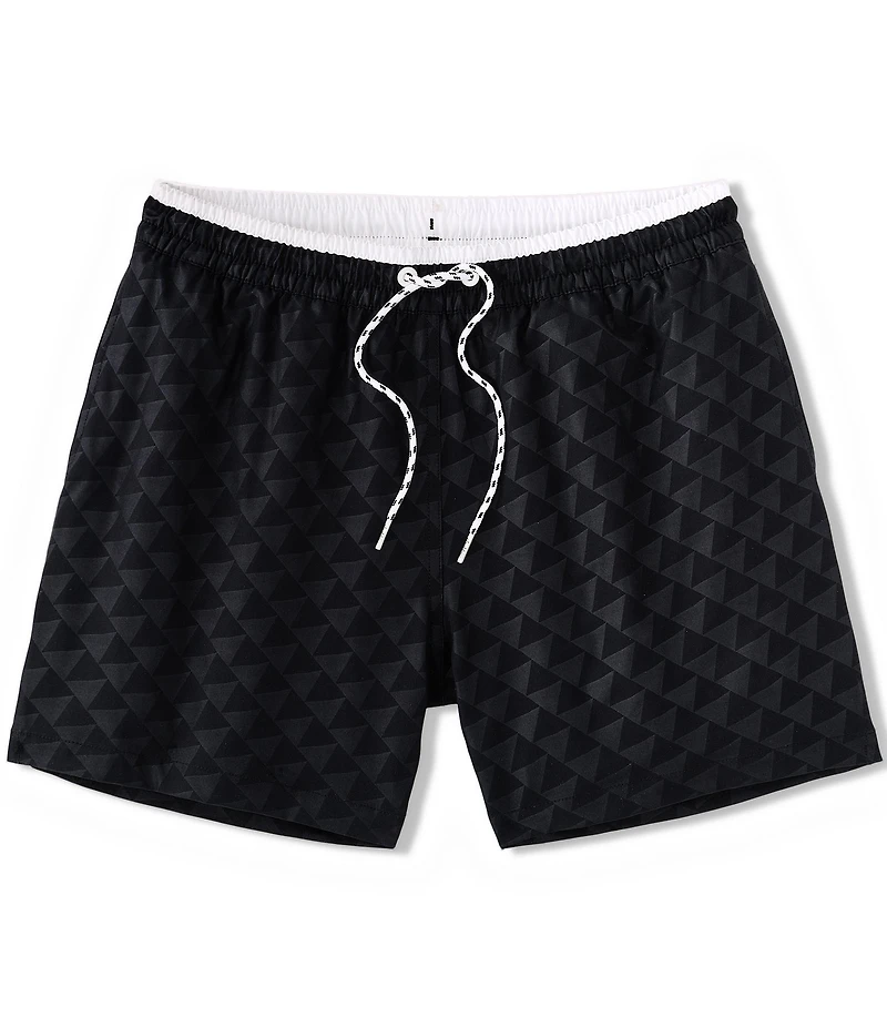 Chubbies The Playing Chess 5.5#double; Embossed Classic Swim Trunks