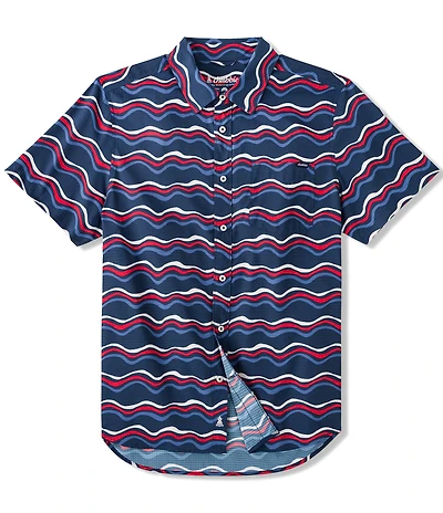 Chubbies The Sea To Shining Sea Short Sleeve Printed Woven Shirt