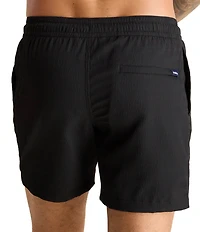 Chubbies The Sketches 5.5#double; Textured Swim Trunks