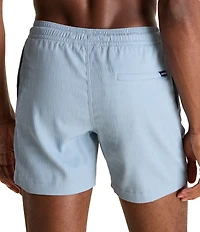 Chubbies The Sketches 5.5#double; Textured Swim Trunks