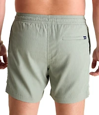 Chubbies The Sketches 5.5#double; Textured Swim Trunks