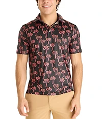 Chubbies Tropical Night Short Sleeve Knit Polo Shirt