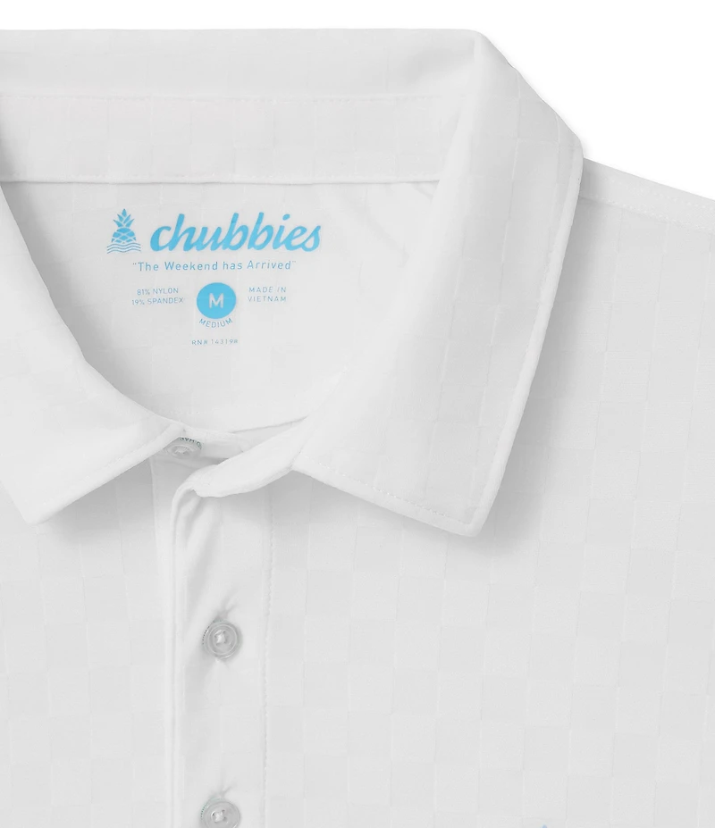 Chubbies Vanna Short Sleeve Checkered Polo