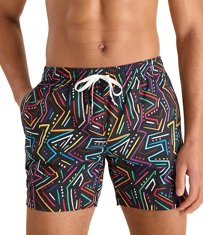 Chubbies Zigzag 5.5#double; Inseam Swim Trunks