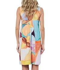 CIEBON Arya V-Neck Sleeveless A-Line Mini Dress