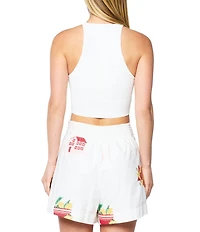 CIEBON Camira Halter Neck Sleeveless Tank Top