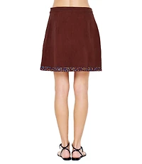 CIEBON Carsyn Beaded Sequin A-Line Coordinating Mini Skirt