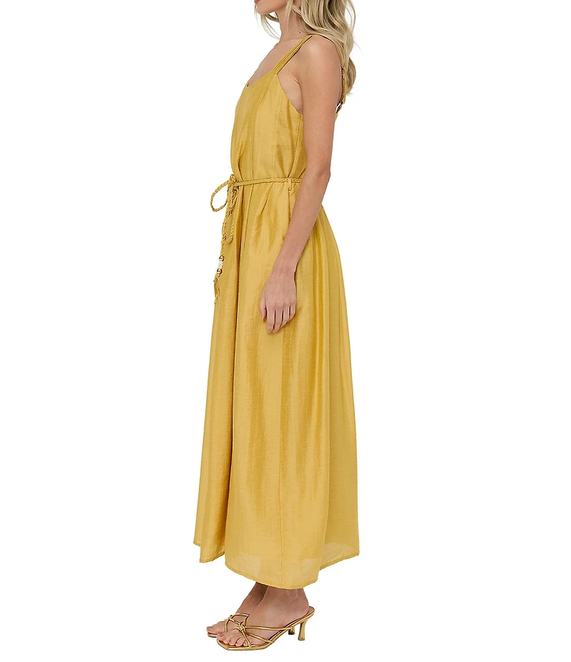 CIEBON Claudia Square Neck Sleeveless A-Line Maxi Dress