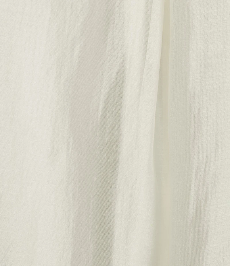 CIEBON Georgina Split V-Neck Long Sleeve Tencel Voile Top