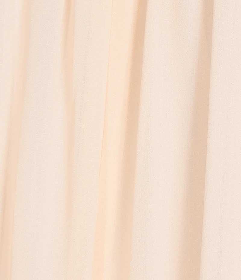 CIEBON Joni Chiffon Crew Neck Long Sleeve Hi-Lo Dress