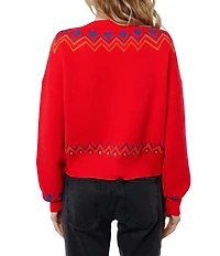 CIEBON Neve Silly Goose Crew Neck Long Sleeve Sweater Top