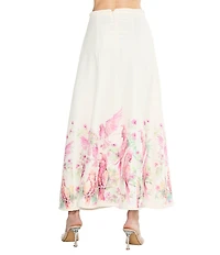 CIEBON Tallis Printed High-Rise A-Line Coordinating Skirt