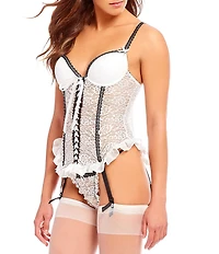 Cinema Etoile Stretch Lace 3-Piece Bustier Set