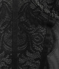 Cinema Etoile Molded Strappy Cup Lace & Garter Bustier