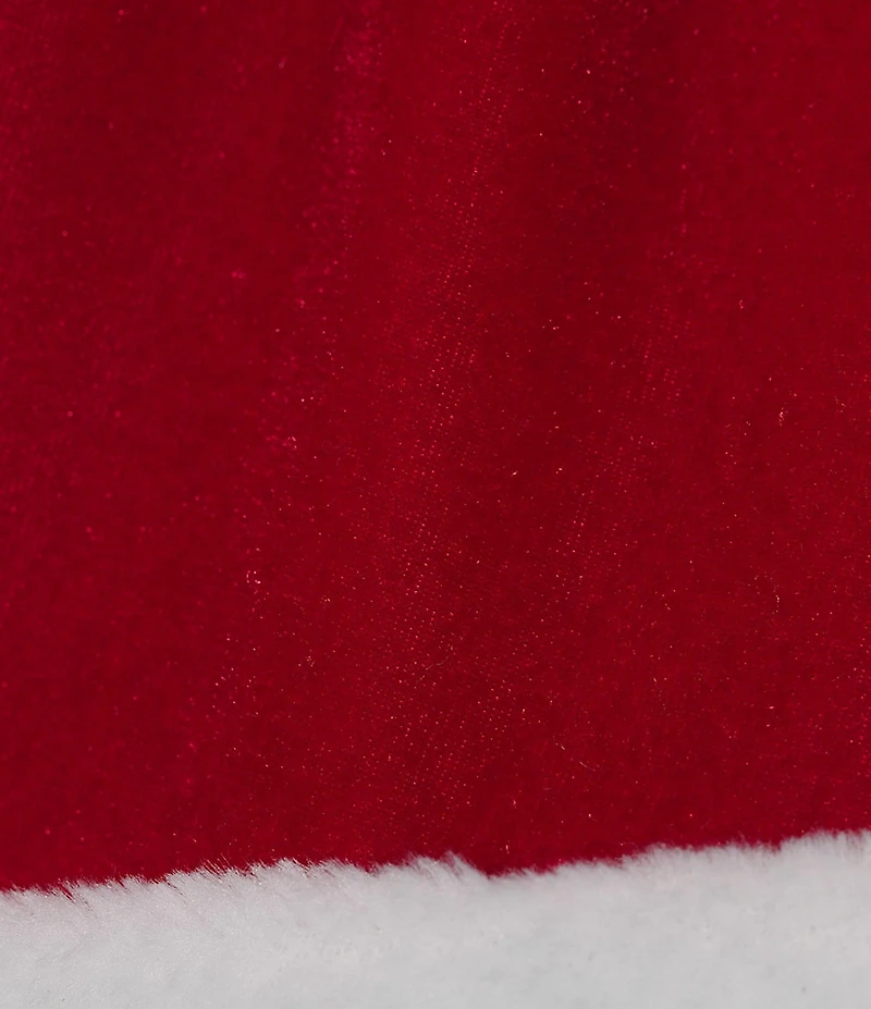 Cinema Etoile Padded Cup Velvet and Sherpa Santa Baby Bustier and Skirt Set