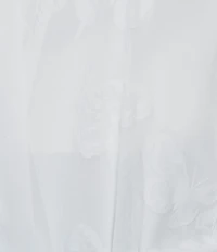 Cinema Etoile Satin Chemise & Sheer Butterfly Robe Set