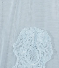 Cinema Etoile Soft Triangle Cup Lace and Tulle Babydoll