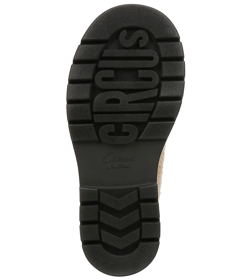 Circus NY by Sam Edelman Annie Sherpa Chain Bit Platform Clogs