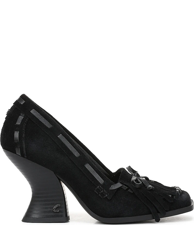 Circus NY by Sam Edelman Ainsley Suede Kiltie Bow Loafer Pumps