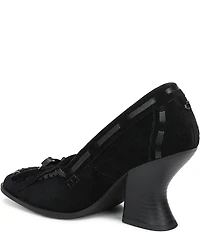 Circus NY by Sam Edelman Ainsley Suede Kiltie Bow Loafer Pumps