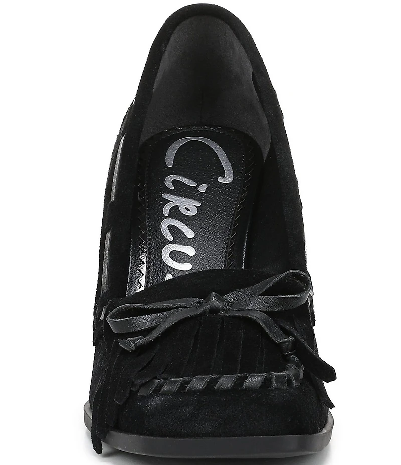 Circus NY by Sam Edelman Ainsley Suede Kiltie Bow Loafer Pumps